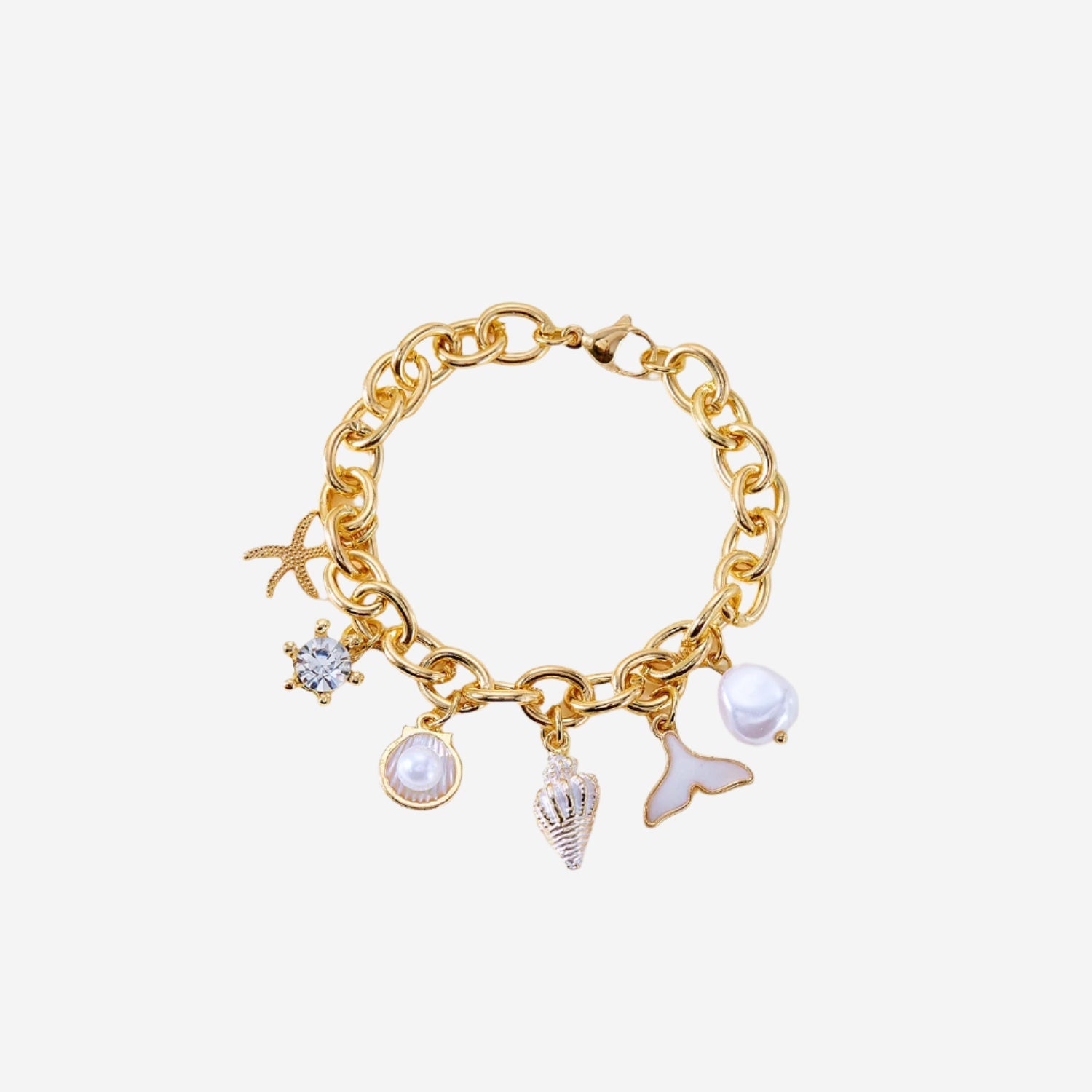 Starfish Pearl Necklace Bracelet