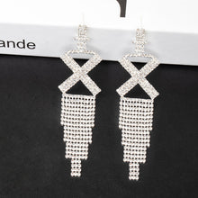 Ornaments Rhinestone Letters Earrings