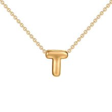 Fashion Bubble Gold Letter Necklace