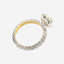 Silver Zircon Wedding Ring