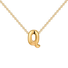 Fashion Bubble Gold Letter Necklace