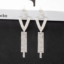 Ornaments Rhinestone Letters Earrings
