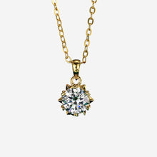 Moissanite Silver Necklace