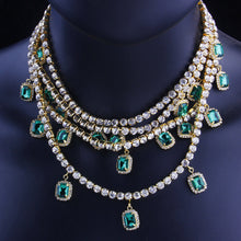 Retro Exaggerated Rhinestone Necklace