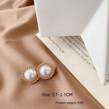 Elegant Lady Style Pearl Earrings