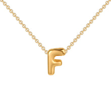 Fashion Bubble Gold Letter Necklace