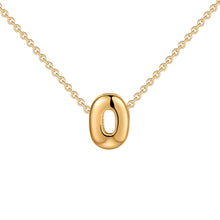 Fashion Bubble Gold Letter Necklace