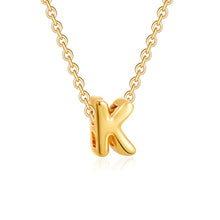 Fashion Bubble Gold Letter Necklace