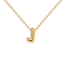 Fashion Bubble Gold Letter Necklace