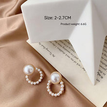 Elegant Lady Style Pearl Earrings