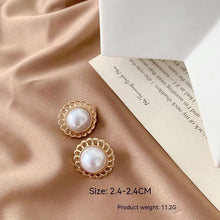 Elegant Lady Style Pearl Earrings