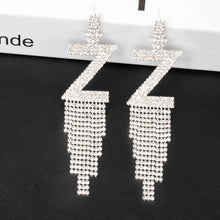 Ornaments Rhinestone Letters Earrings