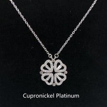 Heart-to-heart Four-leaf Clover Necklace