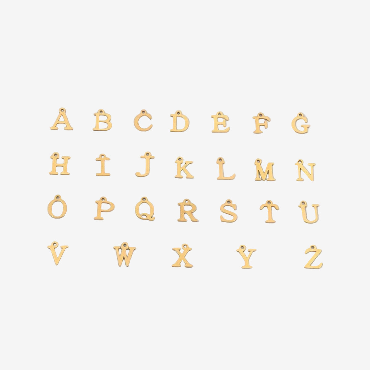 Personalized Gold letter Steel Letter Necklace