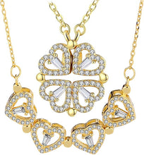 Heart-to-heart Four-leaf Clover Necklace