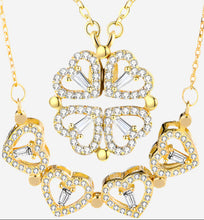 Heart-to-heart Four-leaf Clover Necklace