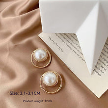 Elegant Lady Style Pearl Earrings