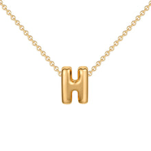 Fashion Bubble Gold Letter Necklace