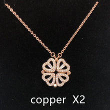 Heart-to-heart Four-leaf Clover Necklace