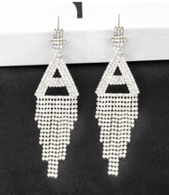 Ornaments Rhinestone Letters Earrings
