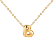 Fashion Bubble Gold Letter Necklace
