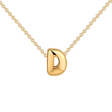 Fashion Bubble Gold Letter Necklace