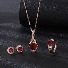 Red Tourmaline Gemstone Pendant