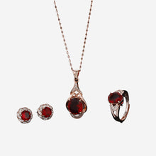 Red Tourmaline Gemstone Pendant