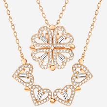 Heart-to-heart Four-leaf Clover Necklace