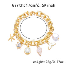 Starfish Pearl Necklace Bracelet