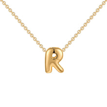 Fashion Bubble Gold Letter Necklace