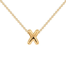 Fashion Bubble Gold Letter Necklace