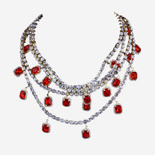 Retro Exaggerated Rhinestone Necklace