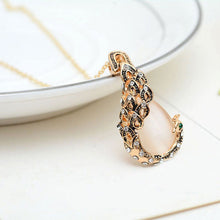 Jewelry Peacock Gem Necklace Earrings