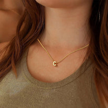 Fashion Bubble Gold Letter Necklace