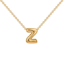 Fashion Bubble Gold Letter Necklace