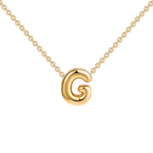 Fashion Bubble Gold Letter Necklace