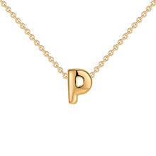 Fashion Bubble Gold Letter Necklace