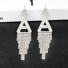 Ornaments Rhinestone Letters Earrings