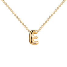 Fashion Bubble Gold Letter Necklace