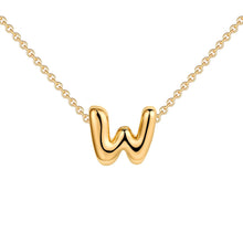 Fashion Bubble Gold Letter Necklace