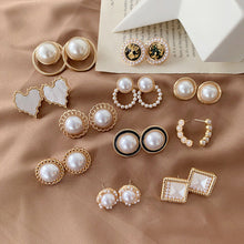 Elegant Lady Style Pearl Earrings