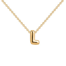 Fashion Bubble Gold Letter Necklace