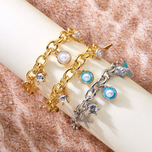 Starfish Pearl Necklace Bracelet